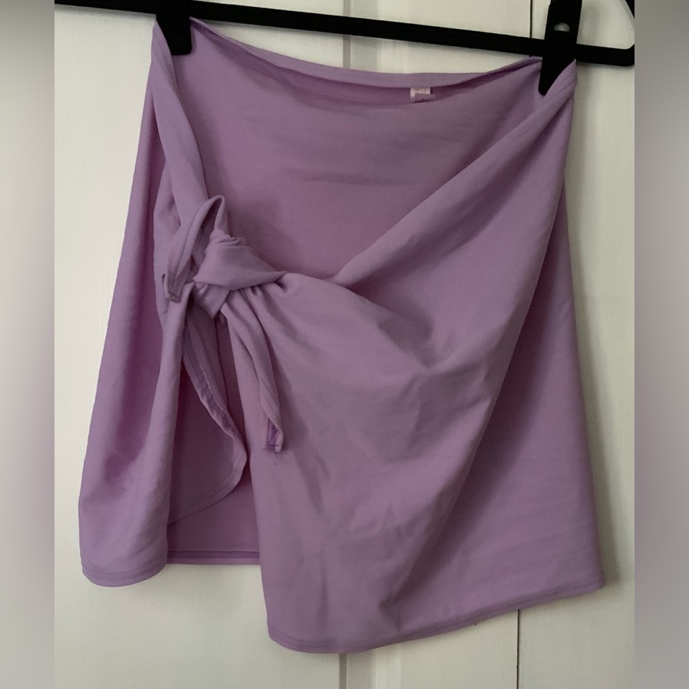 VS light purple swim coverup